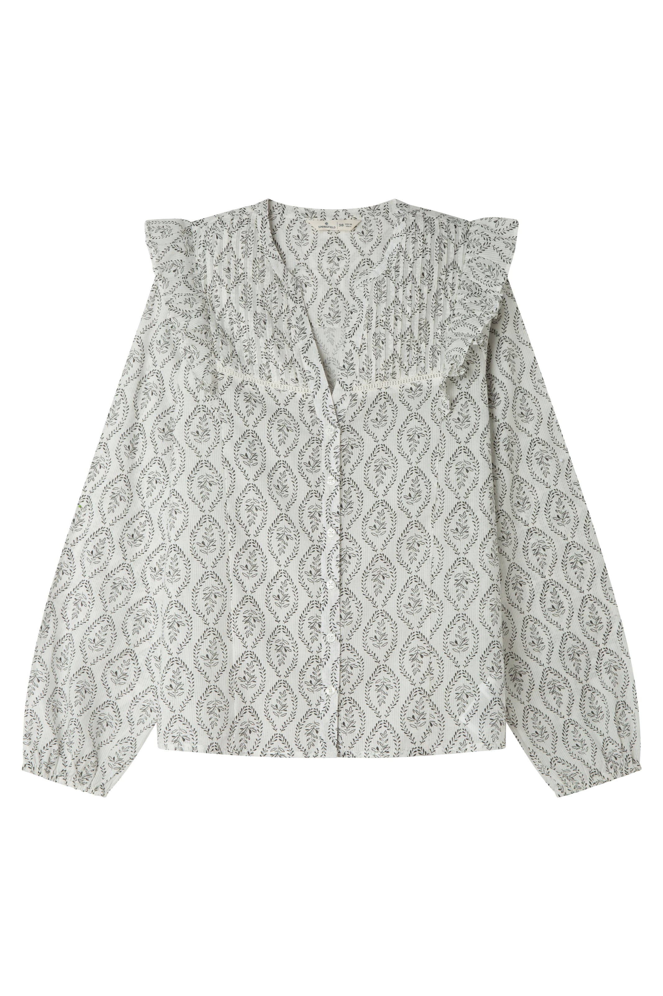 Springfield Bluse in Grün: Vorderseite