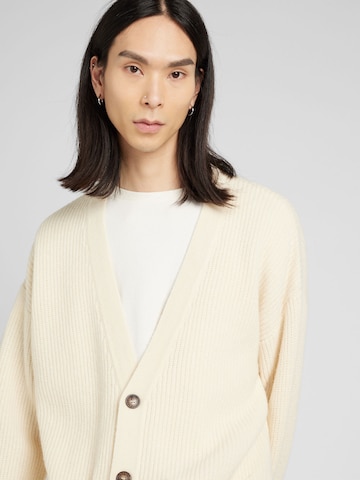 TOPMAN Knit cardigan in Beige