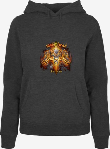 Merchcode Sweatshirt 'Motorhead - Inferno' in Grau: predná strana