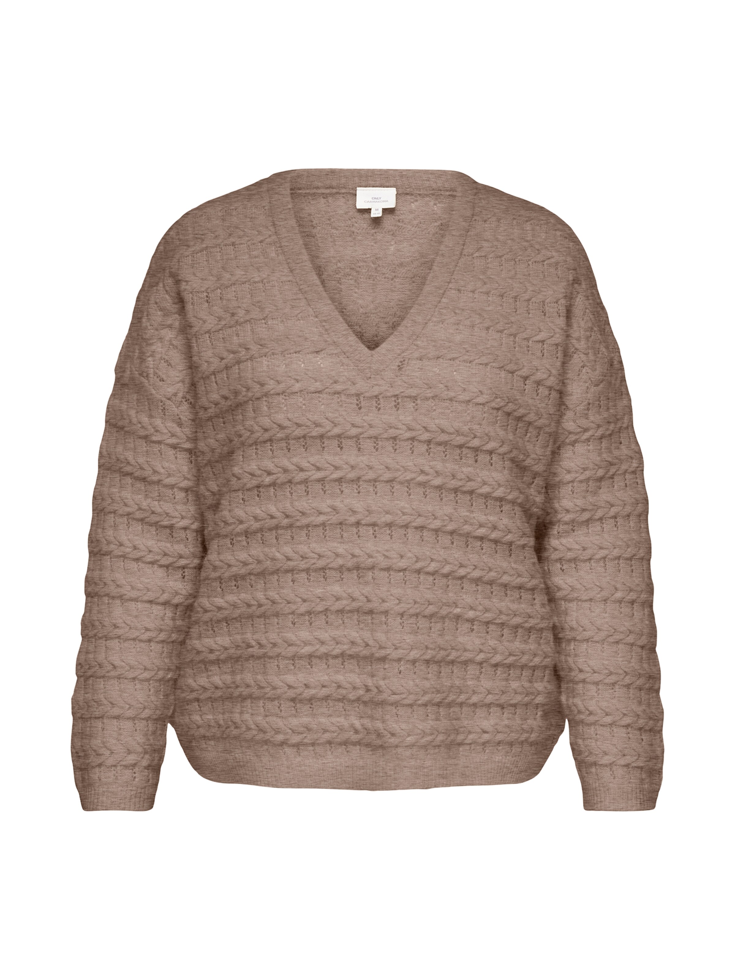 Pullover 'CARCABALA' di ONLY Carmakoma in marrone: frontale