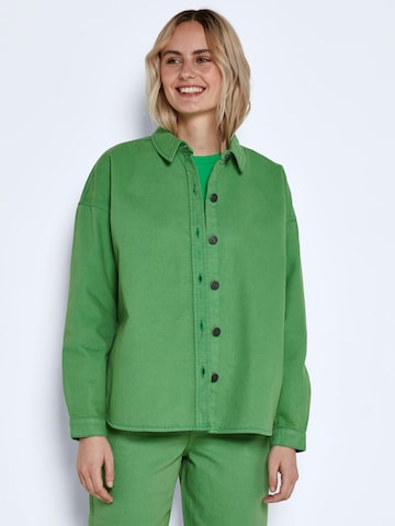 Camicia da donna 'Matilda' di Noisy may in verde: frontale