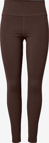 Leggings PIECES en marron : devant