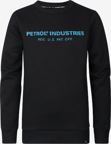 Petrol Industries Sweatshirt 'DeKalb' in Black: front