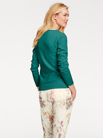 Cardigan heine en vert