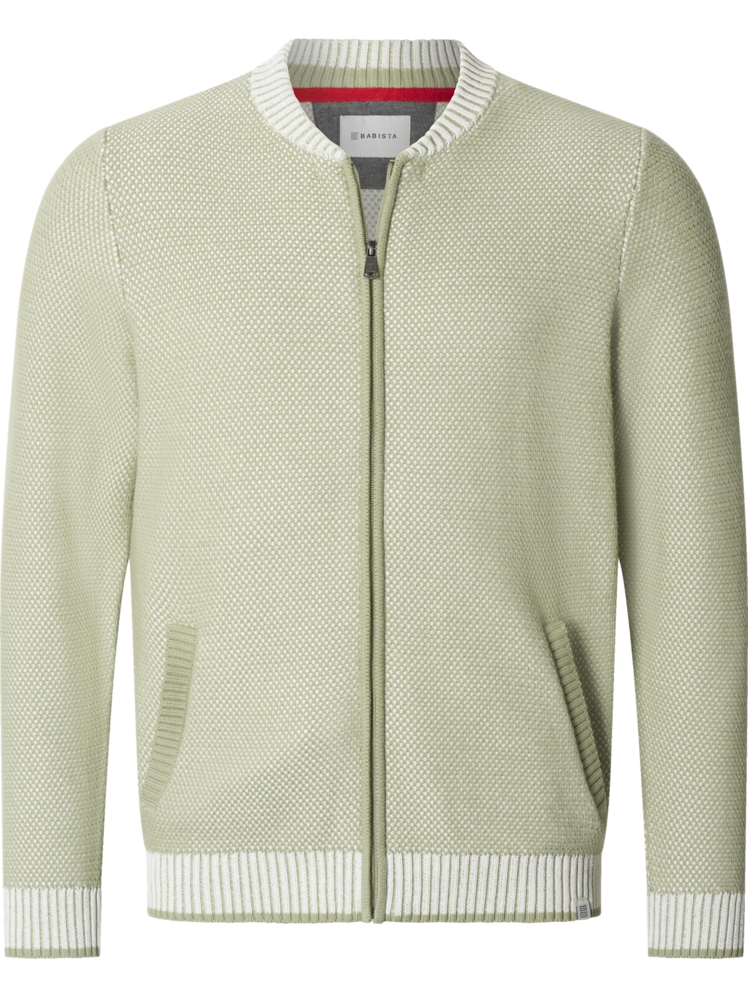 BABISTA Knit Cardigan in Green: front