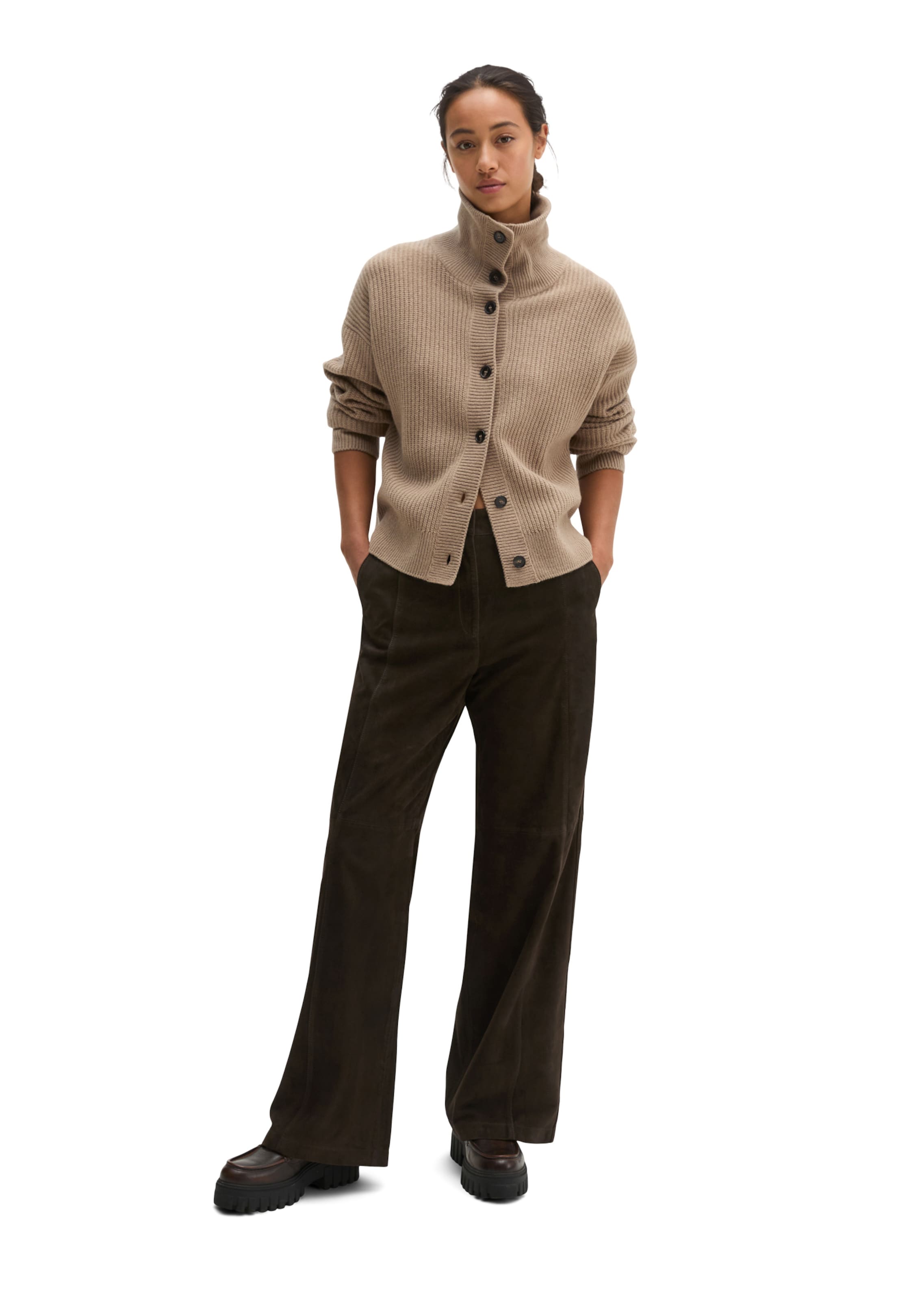 Marc O'Polo Strickjacke in Beige