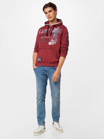 CAMP DAVID Sweatshirt in Rot