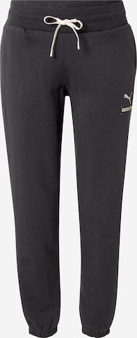 PUMA Workout Pants in Black: front