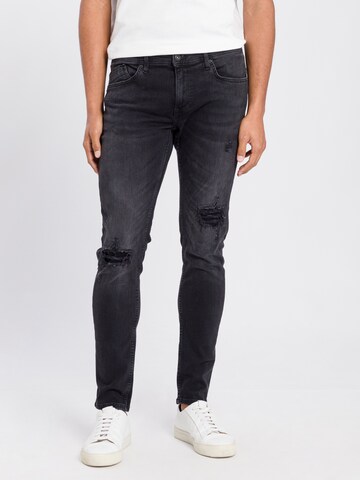 Cross Jeans Slim fit Jeans 'Jimi' in Black: front