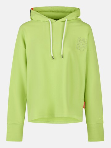 salzhaut Sweatshirt 'Draat' in Groen: voorkant