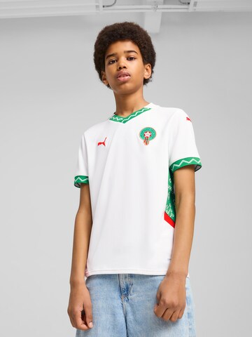 PUMA Funktionsskjorte 'Marokko 2025' i hvid: forside