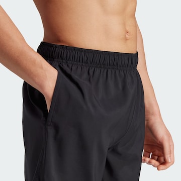 ADIDAS SPORTSWEAR Athletic Swim Trunks in Black