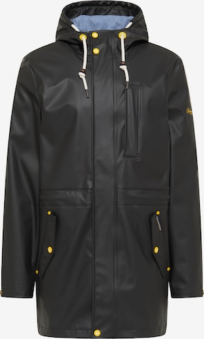 Schmuddelwedda Between-Seasons Parka in Black: front