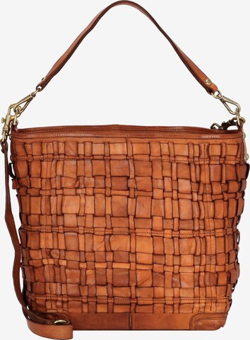 Campomaggi Schultertasche in Braun: predná strana