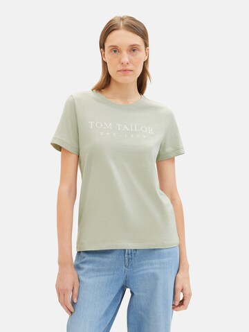 TOM TAILOR T-Shirt in Grün: Vorderseite