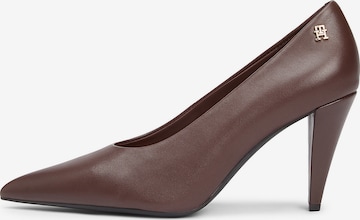 Escarpins TOMMY HILFIGER en marron : devant