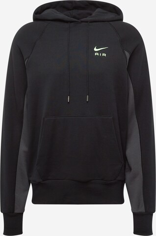 Nike Sportswear Sweatshirt 'Air' in Zwart: voorkant