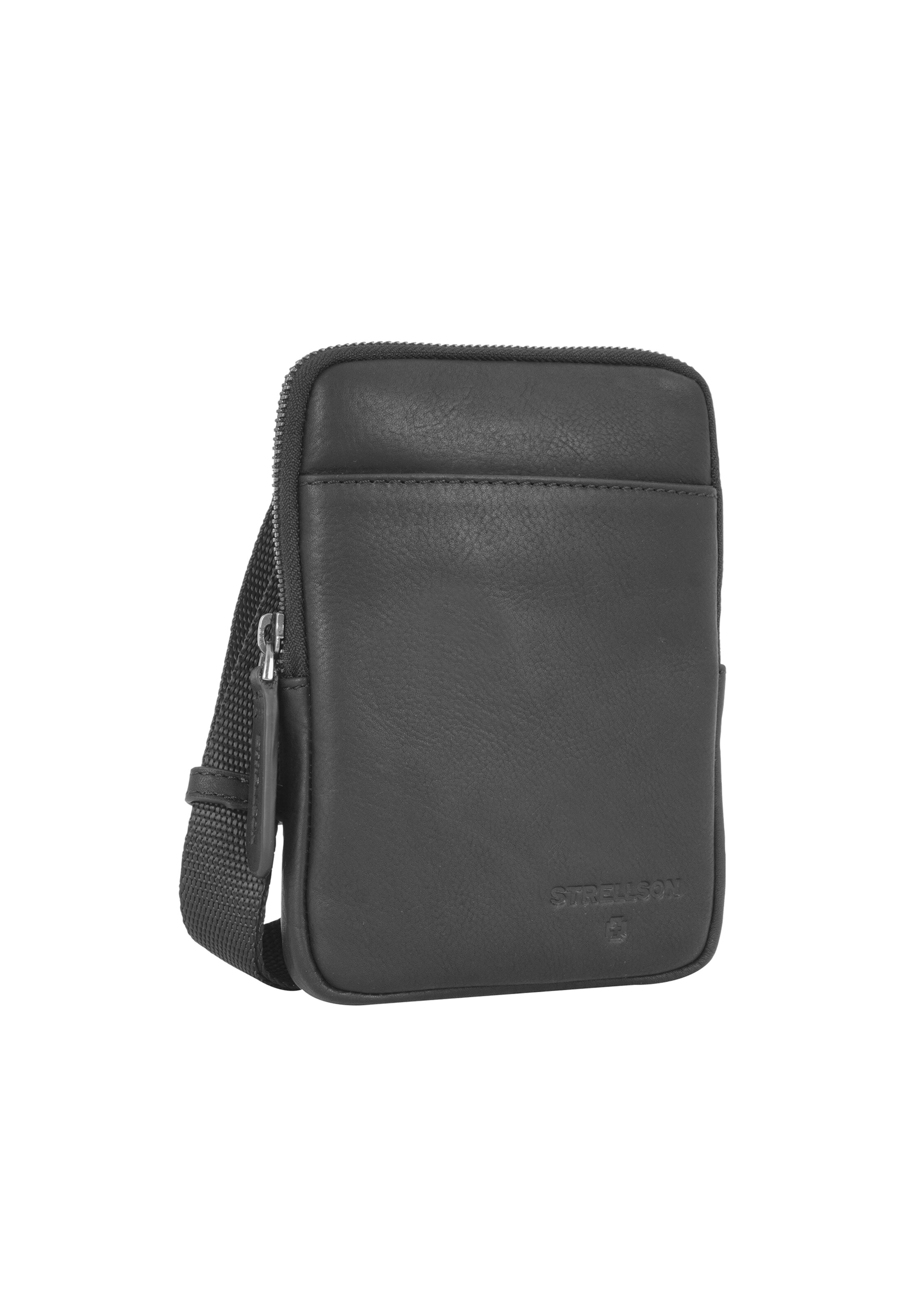 STRELLSON Umhängetasche 'Stratford 2.0 Brian' in Schwarz