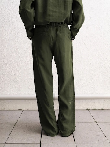 Giesto Loosefit Broek in Groen