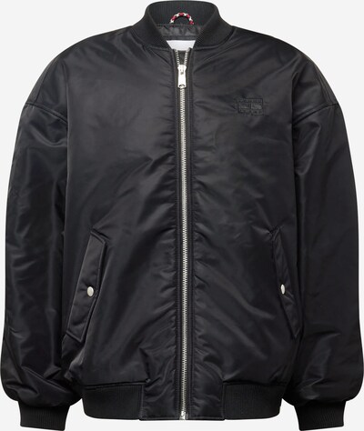 Tommy Jeans Prehodna jakna | črna barva, Prikaz izdelka