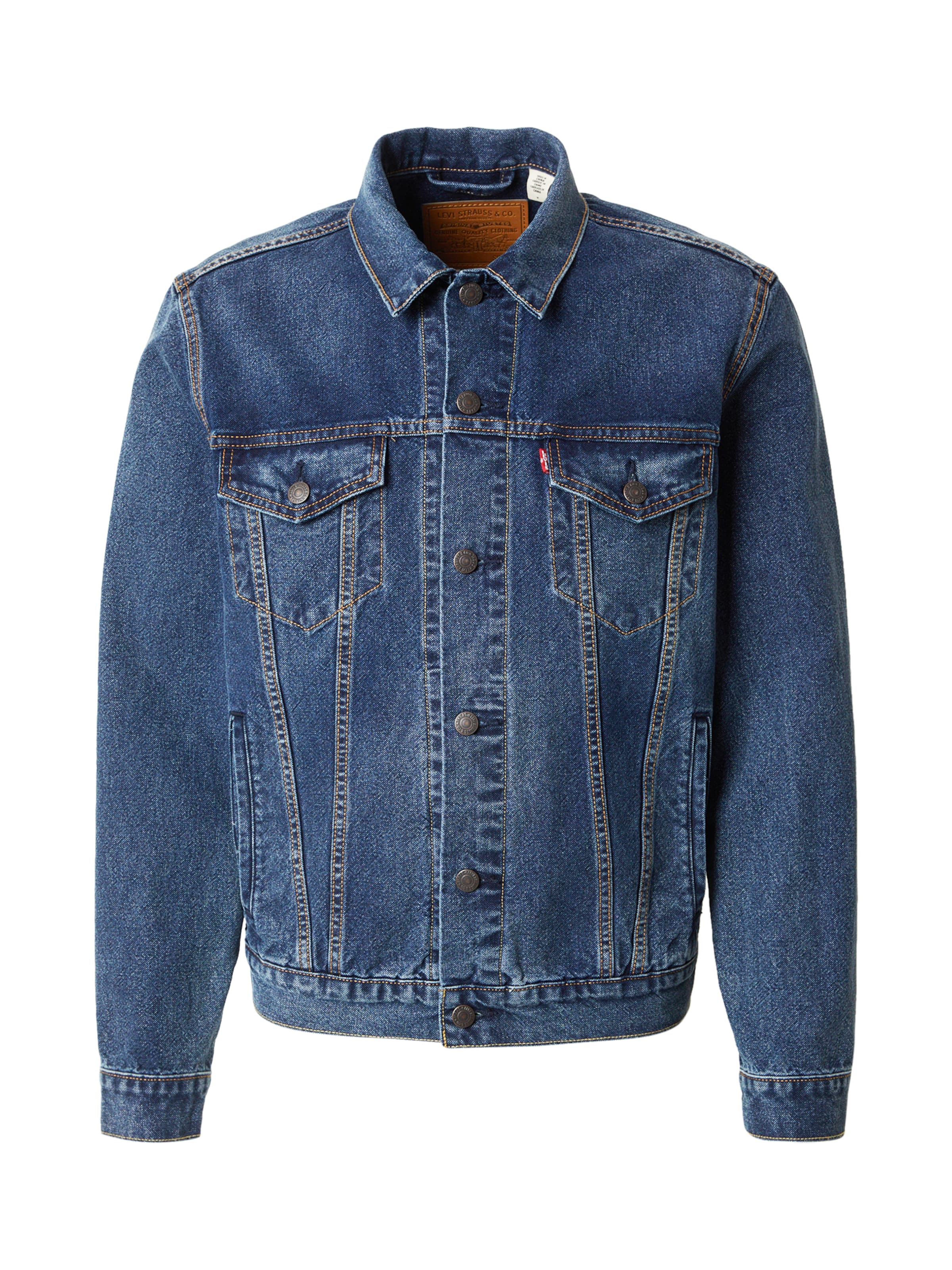 LEVI'S ® Kevad-sügisjope 'Trucker Jacket', värv sinine: eest vaates