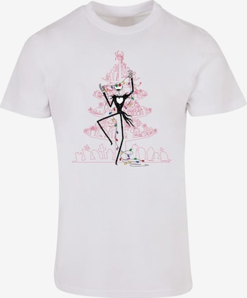 T-Shirt 'The Nightmare Before Christmas - Tree' ABSOLUTE CULT en blanc : devant