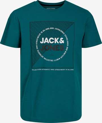 T-Shirt 'RALF' JACK & JONES en vert : devant