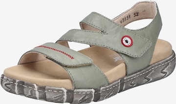 Rieker Sandals in Green: front