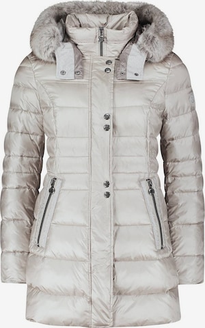 Cartoon Winter Jacket in Silver: front