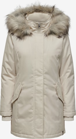 Parka d’hiver 'ONLNEWKATY' ONLY en beige : devant