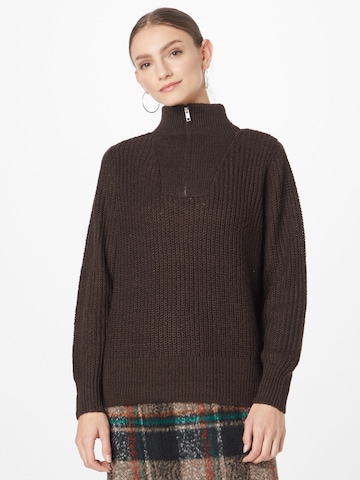 OBJECT Sweater 'Stella' in Brown: front