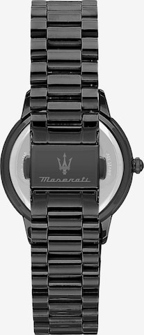 juoda Maserati Analoginis (įprasto dizaino) laikrodis