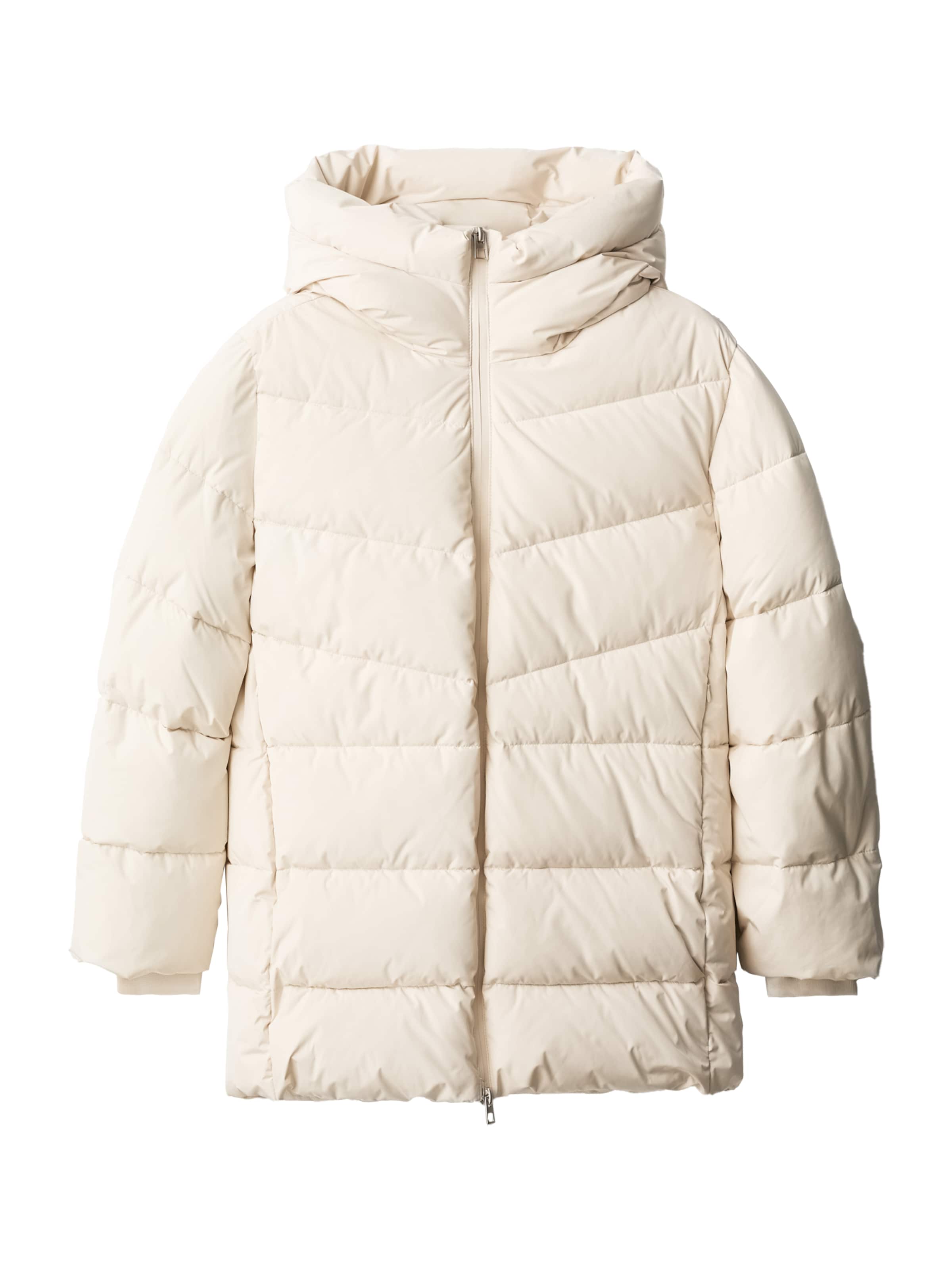 MANGO Płaszcz zimowy 'Tokyo' w kolorze biały: przód