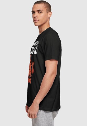 ABSOLUTE CULT T-Shirt 'Deadpool - I Am With Stupid' in Schwarz