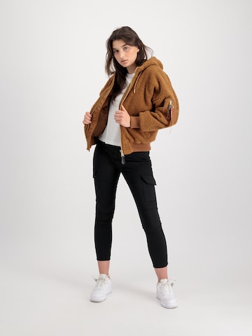 ALPHA INDUSTRIES Prehodna jakna | rjava barva