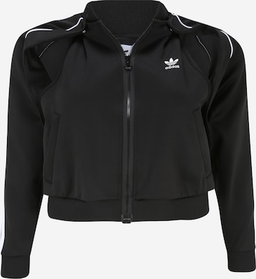 ADIDAS ORIGINALS Sweat jacket 'Always Original Sst ' in Black: front