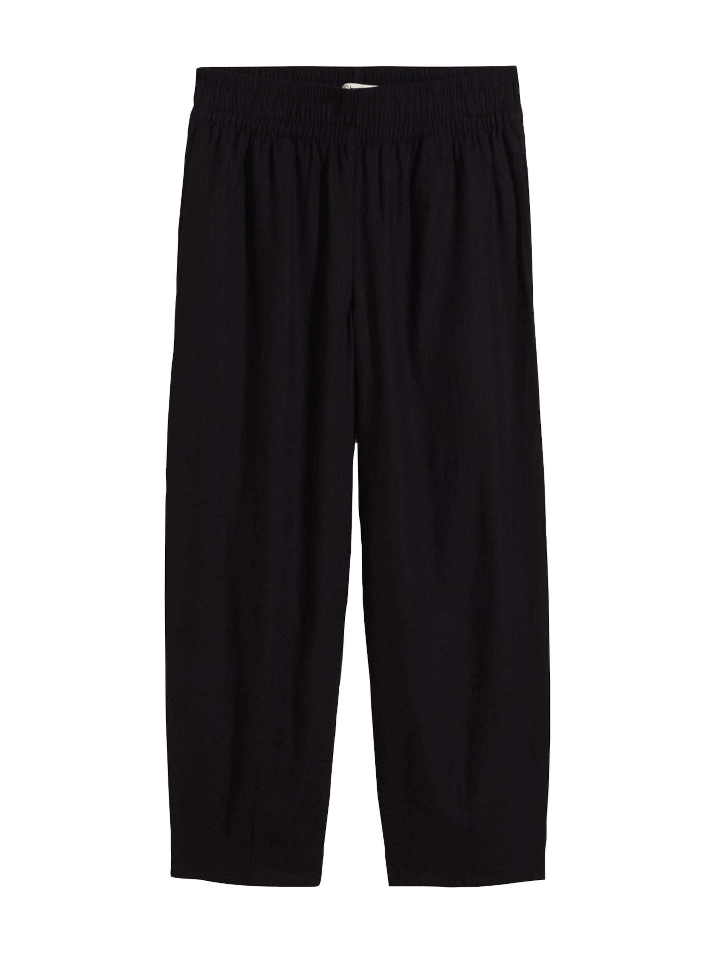 bonprix Loosefit Broek in Zwart: voorkant