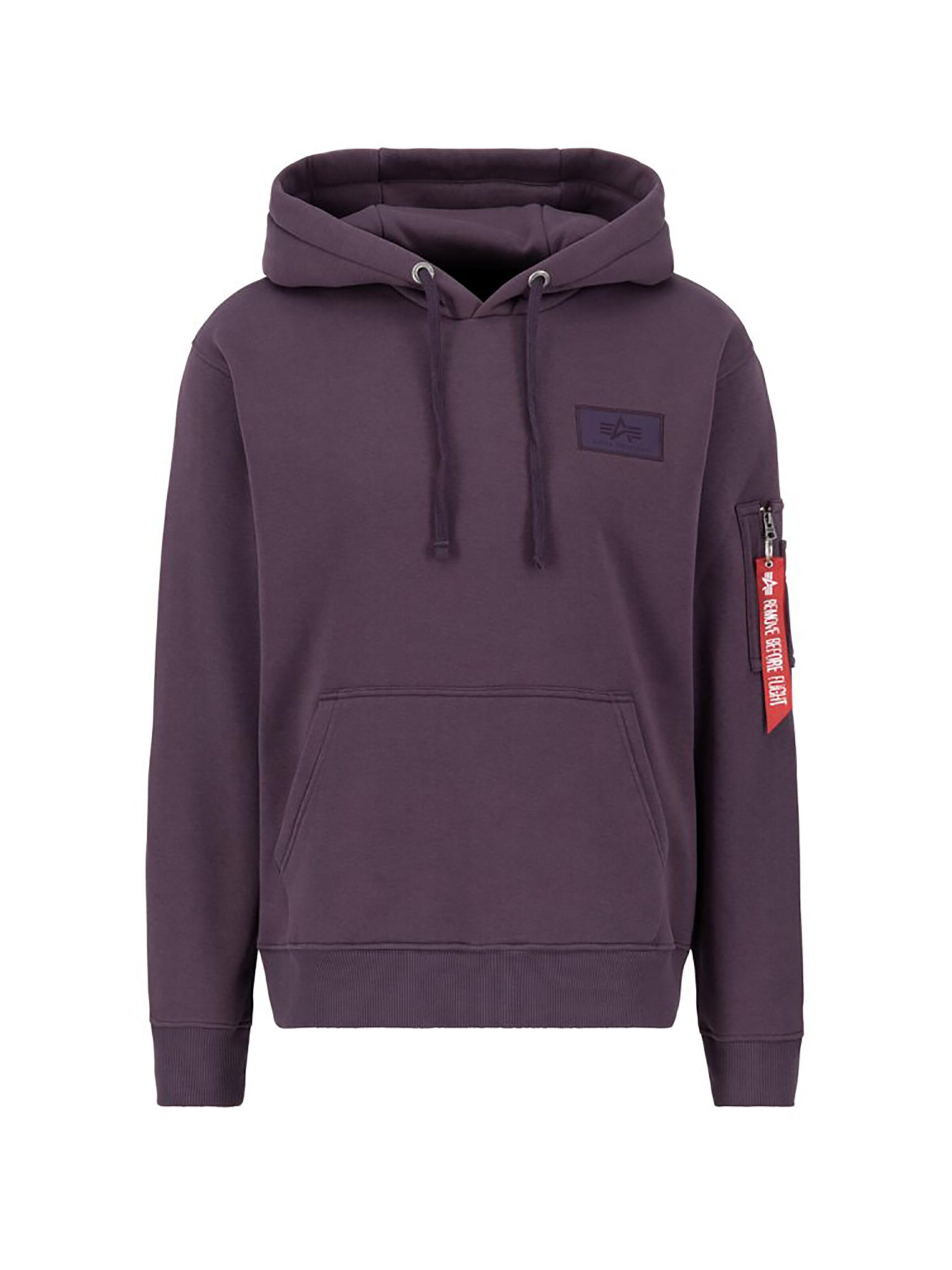 ALPHA INDUSTRIES Sweatshirt in Lila: Vorderseite