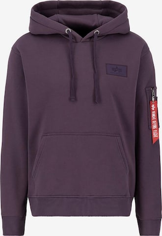 ALPHA INDUSTRIES Свитшот в Лиловый: спереди