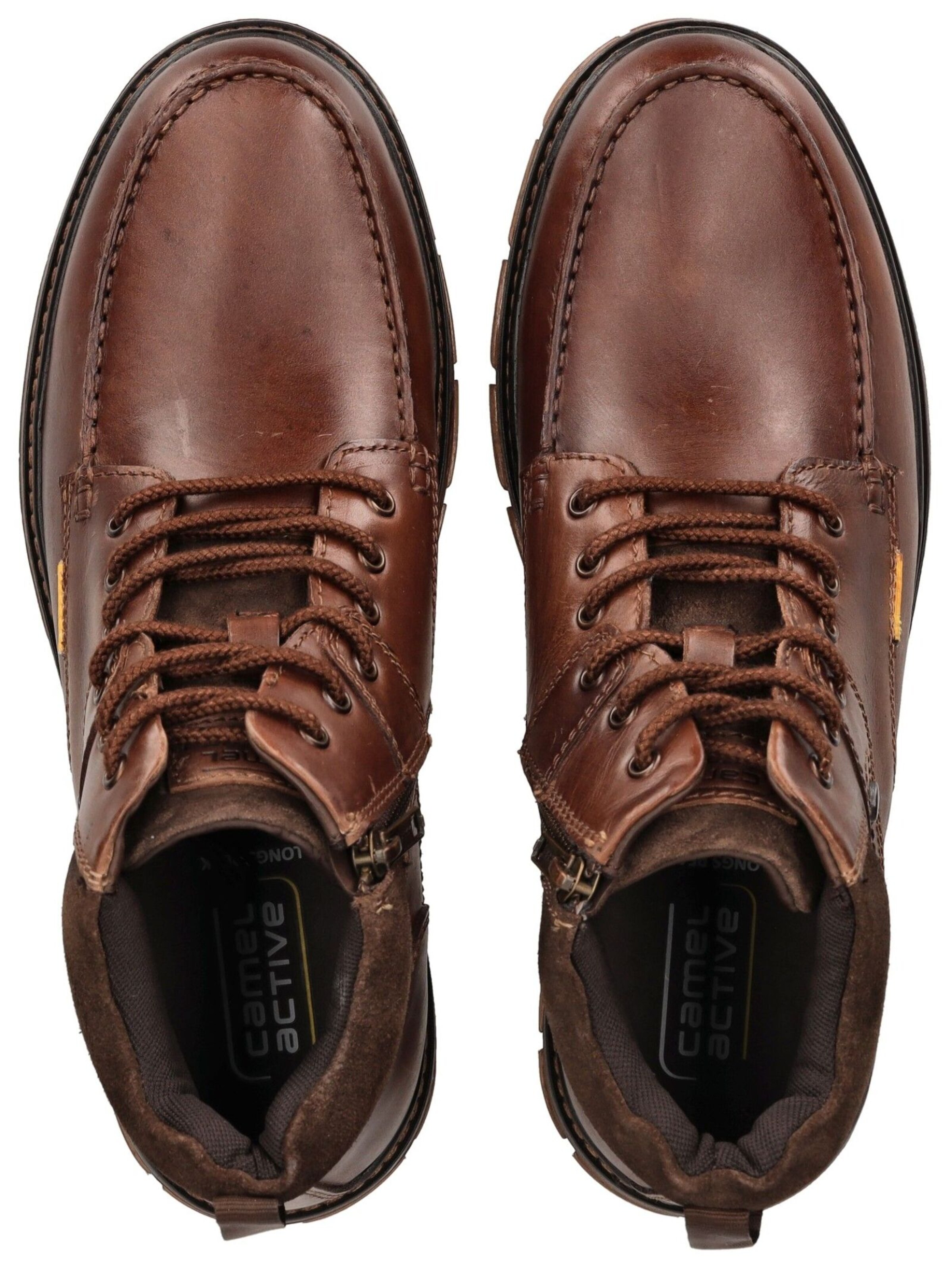 CAMEL ACTIVE Lace-up boots 'Lngs Peak' in Brown