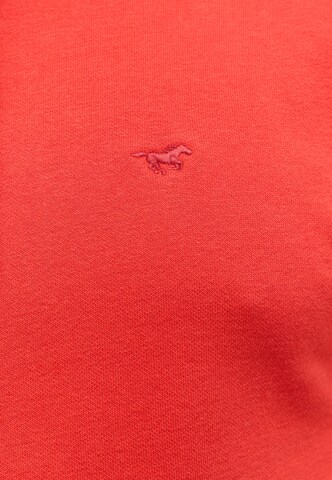 MUSTANG Sweatshirt 'Style Bronson' in Red