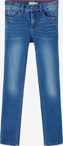 NAME IT Slimfit Jeans 'Theo' in Blauw: voorkant