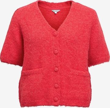 Cardigan 'OBJSaggia' OBJECT en rouge : devant