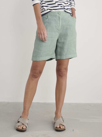 Seasalt Cornwall Regular Broek 'Penderleiths' in Groen