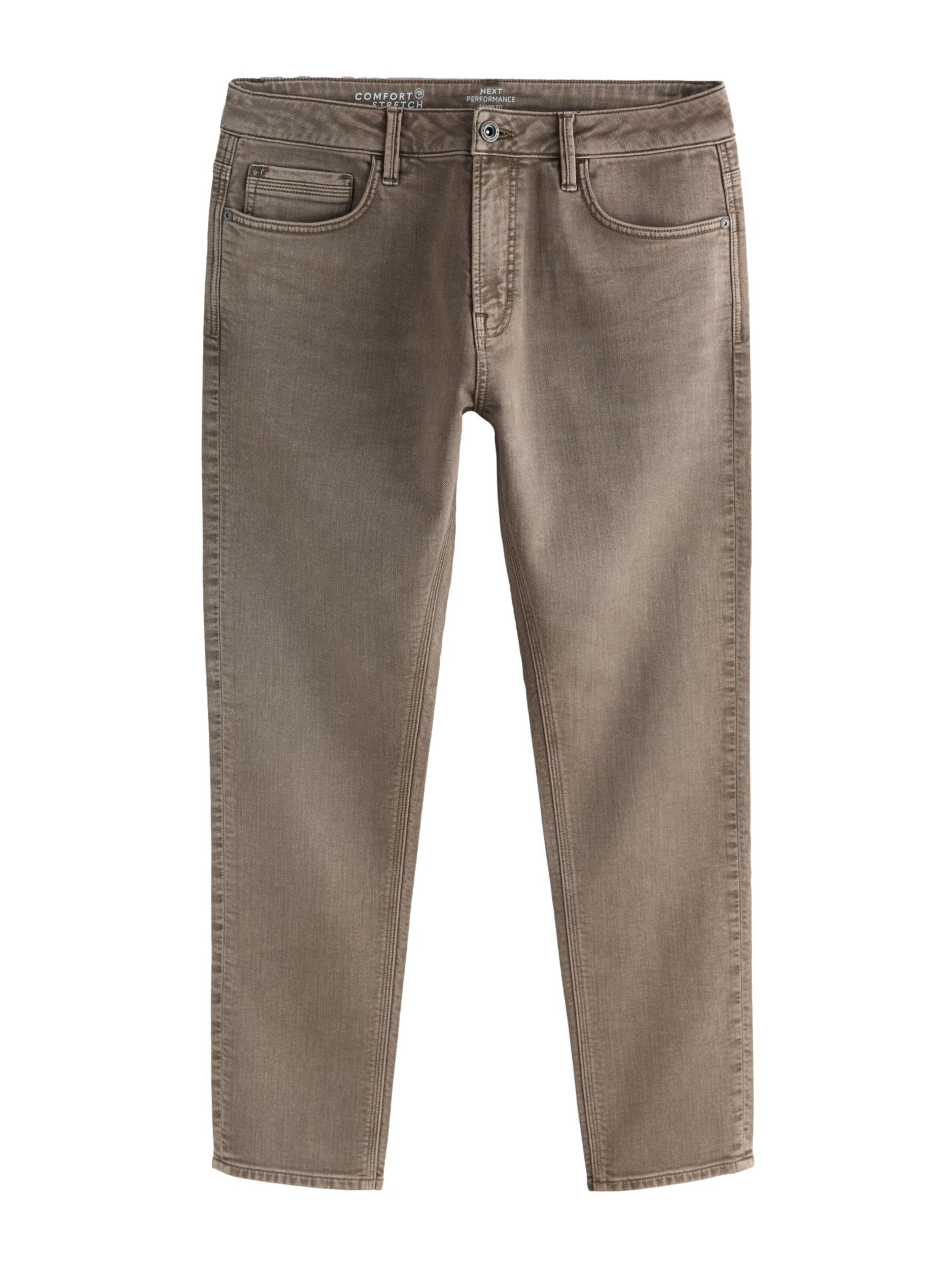 Skinny Jean 'Motion Flex' Next en marron : devant