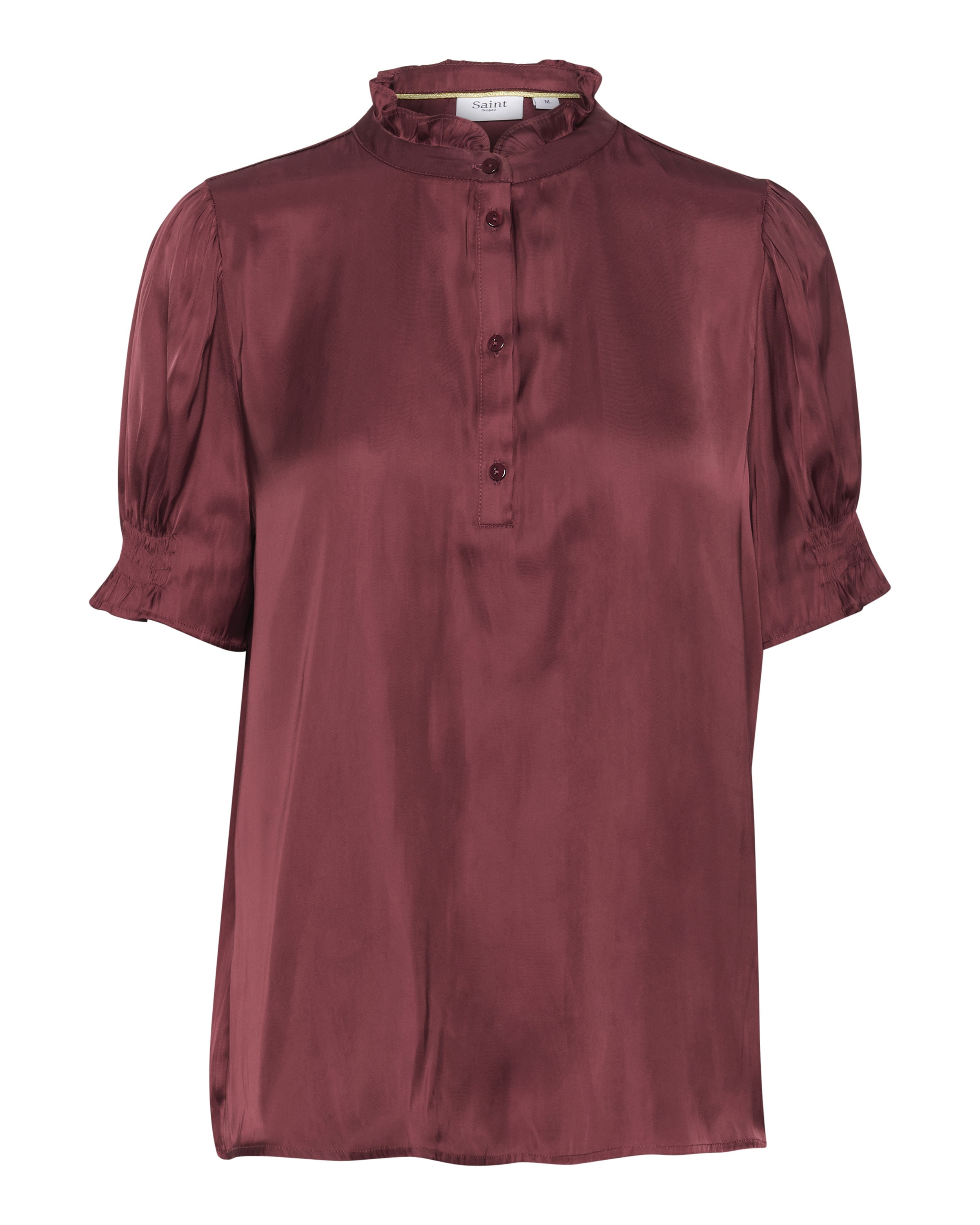 SAINT TROPEZ Bluse 'Veeni' in Rot: Vorderseite
