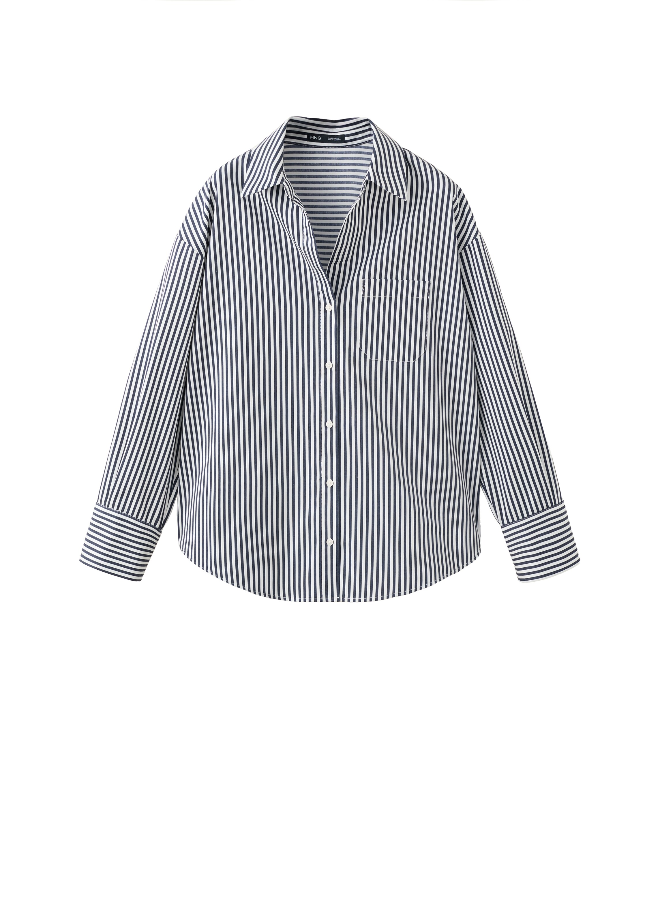 MANGO Bluse 'FONTANA' i XS i blå, Produktvisning