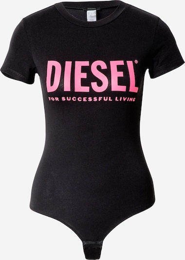 DIESEL Shirtbody in pink / schwarz, Produktansicht