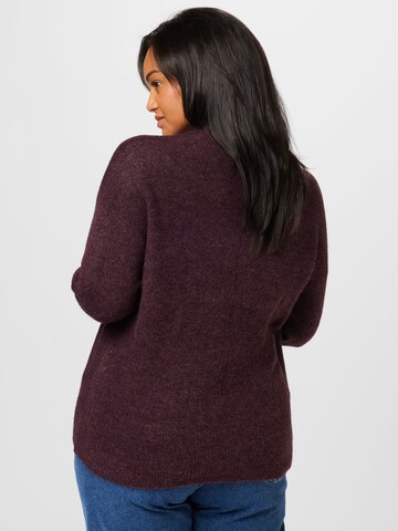 Vero Moda Curve Sveter - Červená