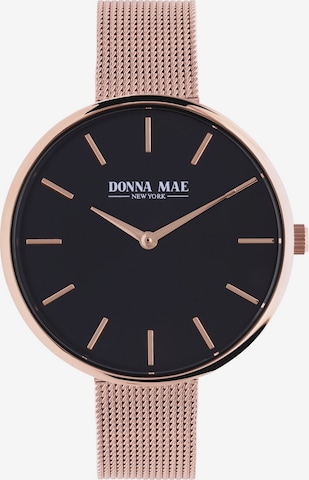 Montre à affichage analogique 'Masche' Lucardi en or : devant